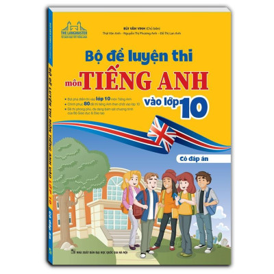 Sách - Bộ Đề Luyện Thi Môn Tiếng Anh Vào Lớp 10 + Thần Tốc Chinh Phục Ngữ Pháp Tiếng Anh Trung Học Lớp 10 - Combo 2 Tập - Minh Thắng