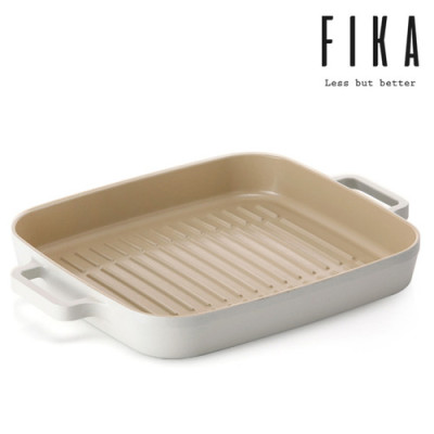 [Hàng chính hãng] Chảo nướng chống dính bếp từ  Neoflam Fika 28cm. dùng để nướng trên bếp hoặc thay khay trong lò nướng.  Made in Korea. Hàng có sẵn, giao ngay