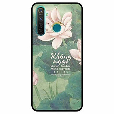 Ốp lưng in cho Realme 5 Pro Mẫu Không Ngại Yêu