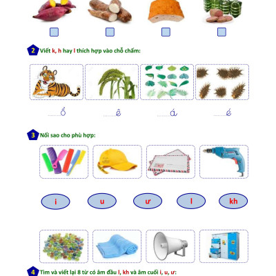 Phiếu bài tập cuối tuần Tiếng Việt 1 - Biên soạn theo chương trình mới (Sách màu)
