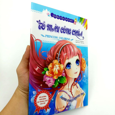 Tô Màu Công Chúa Nhỏ - Tô Màu Công Chúa - Công Chúa Mộng Mơ