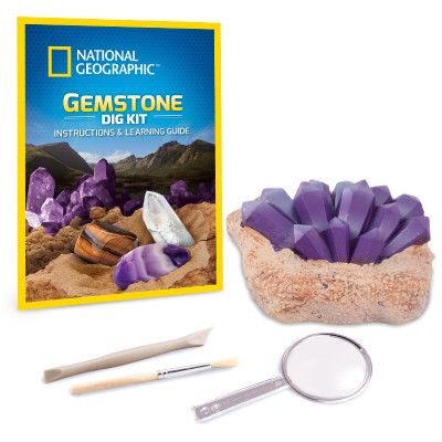 Đồ Chơi National Geographic Bộ Khảo Cổ Truy Tìm Đá Quí STEAM RTNGGEM