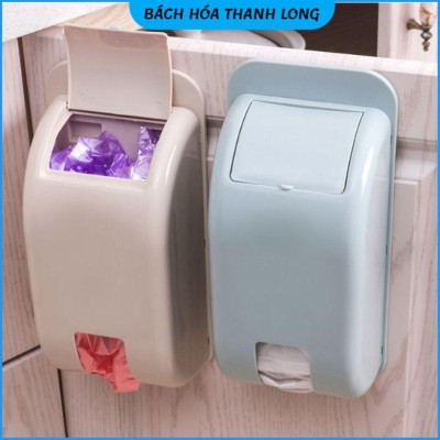  Hộp đựng túi nilon, thông minh túi đựng rác dán tường Hộp rút túi nilon gắn tường tiện dụng tiếp kiệm chi phí tái sử dụng túi nilon