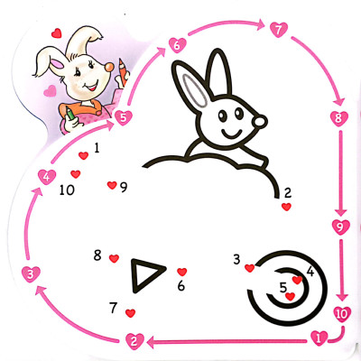 Heart To Heart - Nối Số Và Tô Màu 2