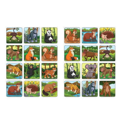 Sách - Bé Tô Màu - Khám Phá Rừng Xanh Hùng Vĩ - 20+ Hình Dán Sticker- Chính Thông Book