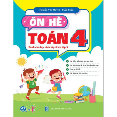 Sách - Combo Tập Hè Toán và Tiếng Việt 4 - Dành cho học sinh lớp 4 lên lớp 5 (2 cuốn)