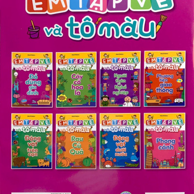 Em Tập Vẽ Và Tô Màu - Đồ Dùng Gia Đình