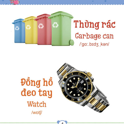Từ Điển Bằng Tranh Dành Cho Trẻ Em - Vật Dụng Gia Đình