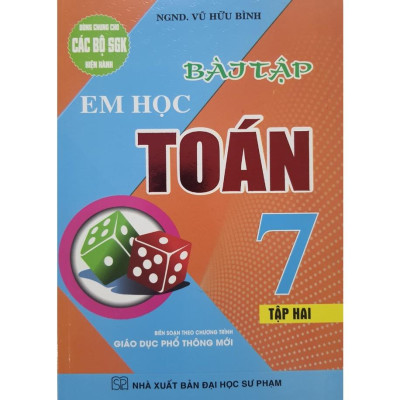 Sách - Combo Bài Tập Em Học Toán Lớp 7 - Dùng Chung Cho Các Bộ SGK Mới Hiện Hành (Bộ 2 Cuốn)HA-MK