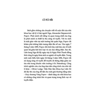 Kể Chuyện Cuộc Đời Các Thiên Tài: Alexander Popov - Chinh Phục Khoảng Không - Bàn Quyền
