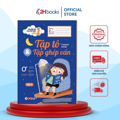Sách- Chuẩn Bị Cho Bé Vào Lớp 1, Combo 8 cuốn Làm Quen Chữ Cái, Toán Học, Luyện Viết, Tập Tô, Tập Ghép Vần- 2HBooks