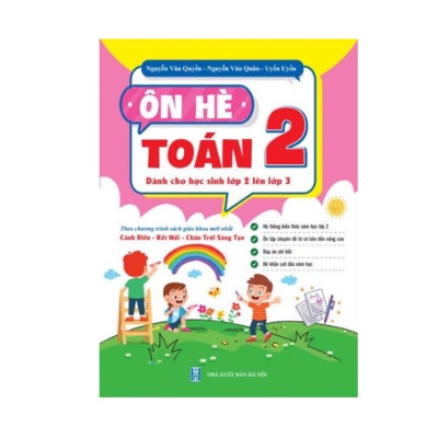 Sách - Combo Ôn Hè Toán và Tiếng Việt 2 Dành cho học sinh lớp 2 lên 3 (2 cuốn)