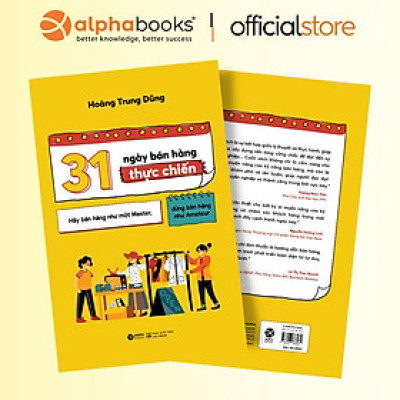 Sách - 31 Ngày Bán Hàng Thực Chiến - Hãy Bán Hàng Như Một Master, Đừng Bán Hàng Như Amateur - Alphabooks