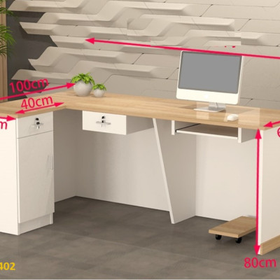 QUẦY LỄ TÂN, QUẦY TIẾP TÂN, QUẦY TÍNH TIỀN, QUẦY THU NGÂN QTT402 - Nội thất lắp ráp Viễn Đông Adv