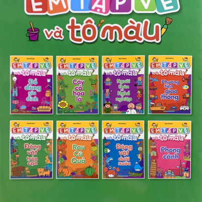 Em Tập Vẽ Và Tô Màu - Động Vật Trên Cạn