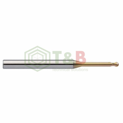 Dao Cầu Cổ Dài R1.5 x 10 x 60 L Union Tool Model HSLB2030-100,Dao phay ngón gia công sau nhiệt