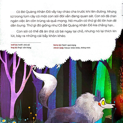 Sách - Truyện Cổ Tích Hay Nhất Thế Giới - Cô Bé Quàng Khăn Đỏ - Littele Red Riding Hood