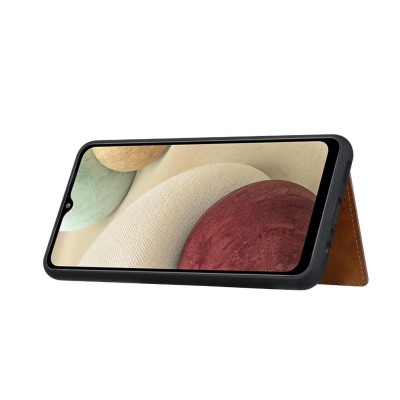 Ốp Lưng Cho Samsung S25 Ultra / S24 Ultra / S23 Ultra Da Simili Có Ngăn Để Thẻ Có Quai Gài - BUM STORE GALAXY CASE
