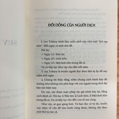 Suy niệm mỗi ngày - Lev Tolstoy - Đỗ Tư Nghĩa dịch