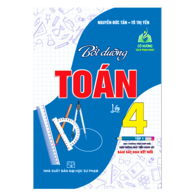 Sách - Combo Bồi Dưỡng Toán Lớp 4 - Tập 1 + 2 (Bám Sát SGK Kết Nối)