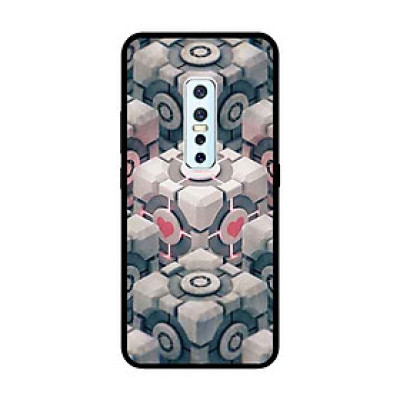 Ốp Lưng in cho Vivo V17 Pro Mẫu Khối Rubik Tình Yêu - Hàng Chính Hãng
