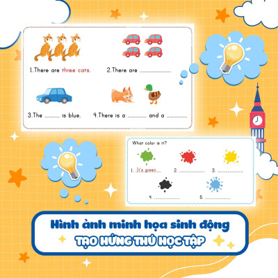 Sách - Luyện Viết Chữ Đẹp Từ Vựng Tiếng Anh - Family And Friends - National Edition 1, 2, 3 - Combo 3 Cuốn - Megabook