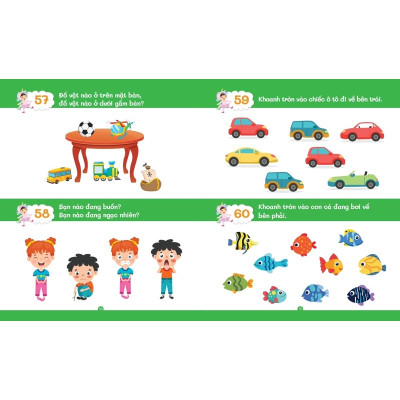Sách Thiếu Nhi- Bộ 4 Quyển 30 Ngày Phát Triển Trí Tuệ Dành Cho Trẻ Từ 2 - 4 Tuổi Rèn Luyện Khả Năng Tư Duy Quan Sát