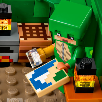 Đồ Chơi Lắp Ráp Ngôi Nhà Rùa Biển - The Turtle Beach House - Lego Minecraft 21254 (234 Mảnh Ghép)