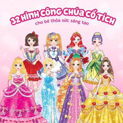 Sách Thời trang Công chúa Cổ tích (4 trang stickers)
