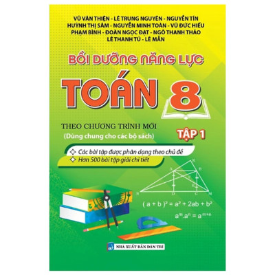 Combo Bồi Dưỡng Năng Lực Toán 8 (Tập 1 +Tập 2)