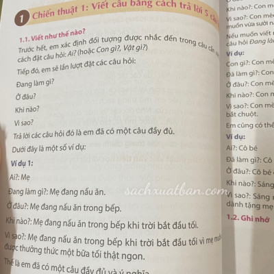 Sách Chiến thuật Viết văn tiểu học Tập 1