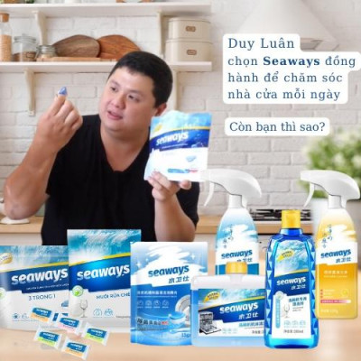 Combo 5 Túi muối rửa chén bát Seaways dành cho máy rửa chén bát - 500g/túi