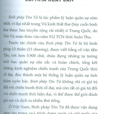 Bàn Về Binh Pháp Tôn Tử 