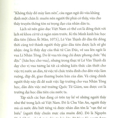 Những Người Thầy Trong Sử Việt - Tập 1 (Tái Bản 2023)