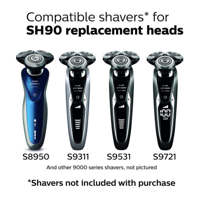 Bộ 3 lưỡi cạo râu Philips SH91/51- Series 9000 (S9xxx) & Series 8000 (S8xxx) - HÀNG CHÍNH HÃNG