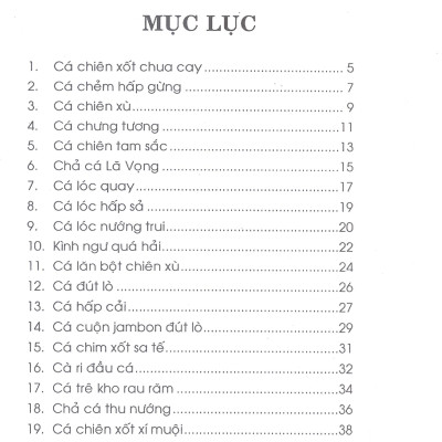 Những Món Ăn Chế Biến Từ Cá (Tái Bản)