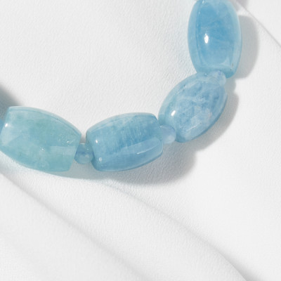 Vòng lu thống đá hải lam ngọc Ngọc Quý Gemstones 
