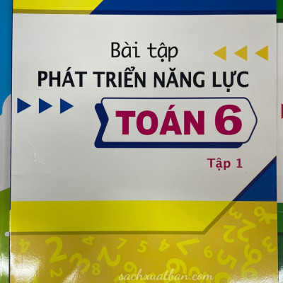 Combo Bài tập phát triển năng lực Toán 6 (Tập 1 + Tập 2)