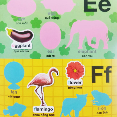 Bé Vui Học Tiếng Anh Cùng Sticker - Alphabet - Bảng Chữ Cái