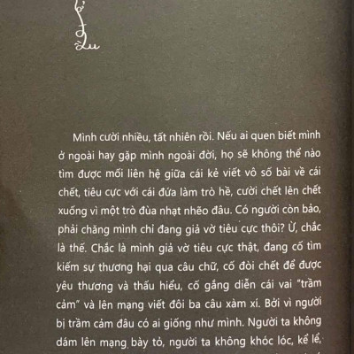 Một Cuốn Sách Trầm Cảm