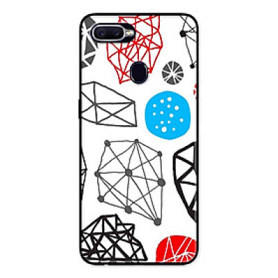 Ốp Lưng in cho Realme 2 Pro Mẫu Họa Tiết Khối Cầu - Hàng Chính Hãng