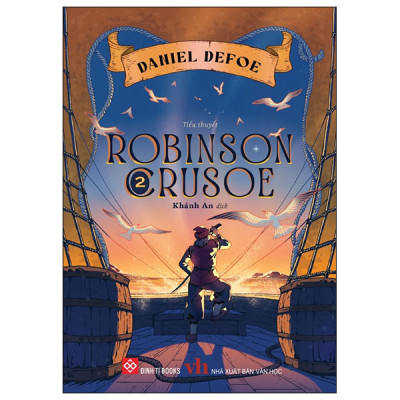 Combo 2 Cuốn Tiểu Thuyết Hay- Robinson Crusoe Tập 1,2