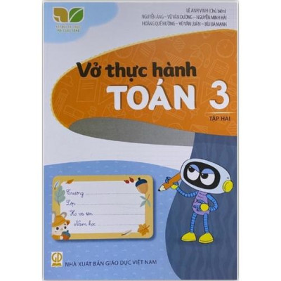 Sách - Combo Vở thực hành Toán 3 tập 1 + 2 ( Kết nối tri thức với cuộc sống )