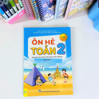 Sách - Bộ 2 cuốn Ôn Hè Toán + Tiếng Việt 2 Kết Nối - ndbooks