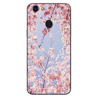 Ốp Lưng in cho Oppo F5 - F5 Youth Mẫu Hoa Đào - Hàng Chính Hãng