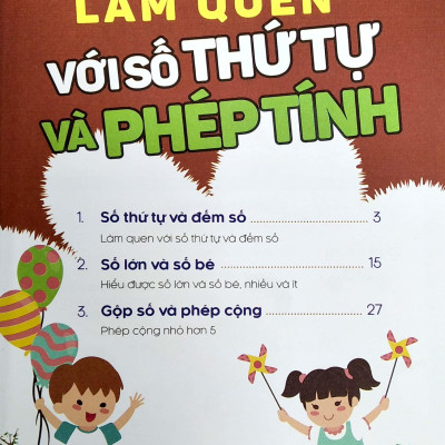 Tủ Sách Tư Duy Toán Học HQ - Làm Quen Với Số Thứ Tự Và Phép Tính