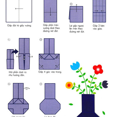 Em Tập Gấp Hình 3-4 Tuổi - Nâng Cao (Tái Bản)