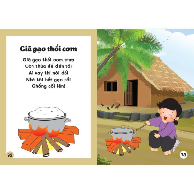 Sách - Đồng Dao Cho Bé - Thế Giới Quanh Ta Và Cuộc Sống Động Vật, Thực Vật Quanh Bé - Bé Từ 3+ Trở Lên - Việt Thư