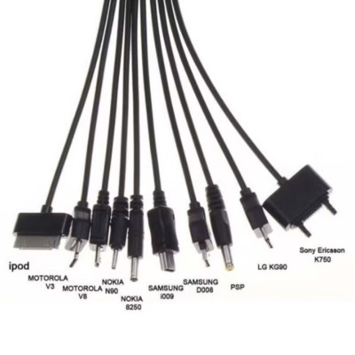 DÂY KẾT NỐI CHIA 10 ĐẦU KẾT NỐI SẠC MÁY TÍNH LAPTOP