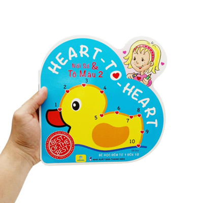 Heart To Heart - Nối Số Và Tô Màu 2